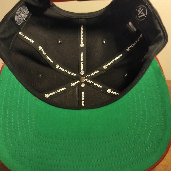 47 Brand Gray and Red Baseball Cap - Picture 4 of 4